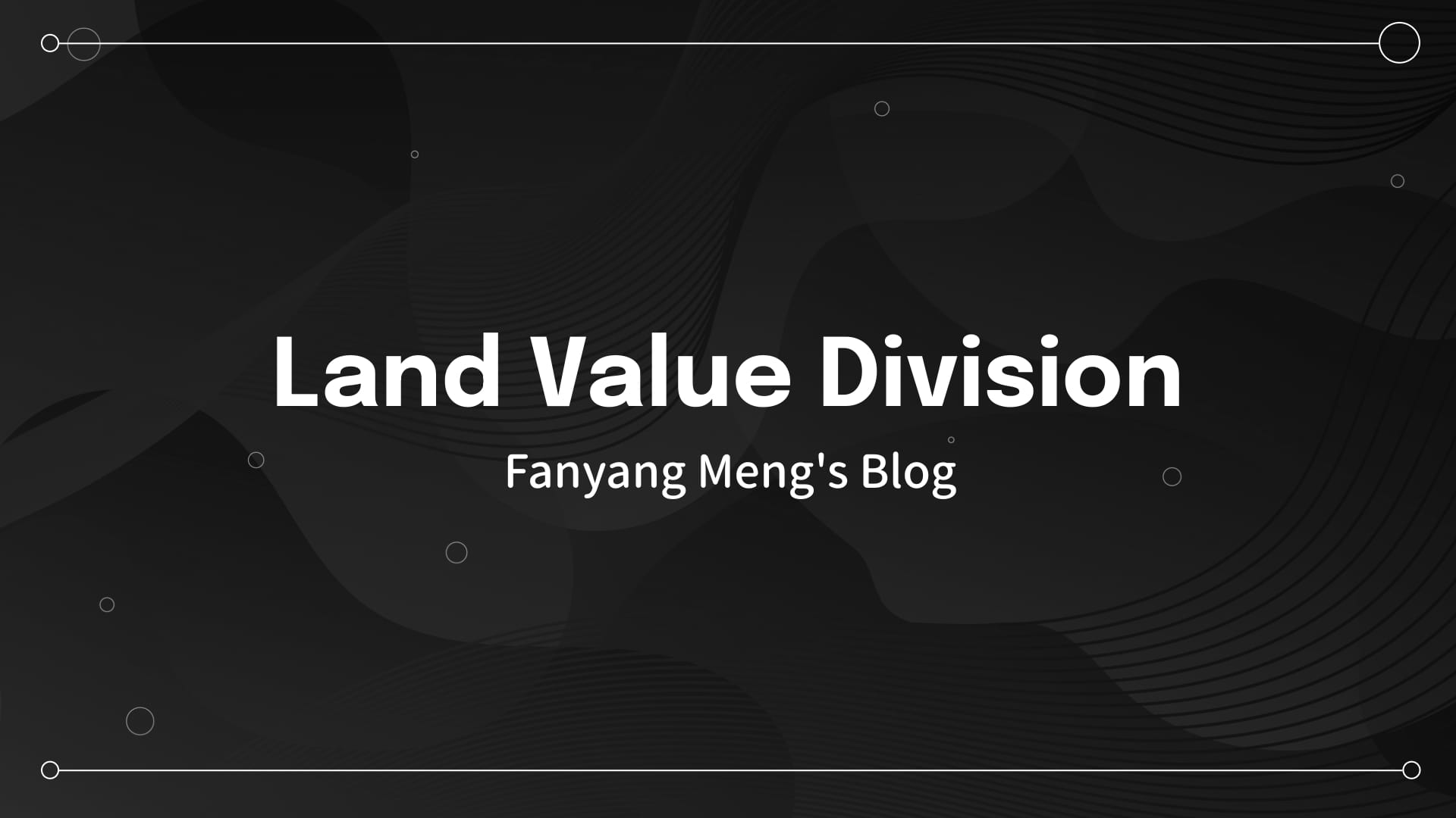 Land Value Division