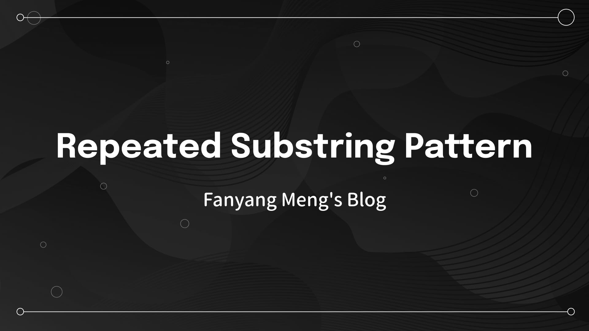 459. Repeated Substring Pattern