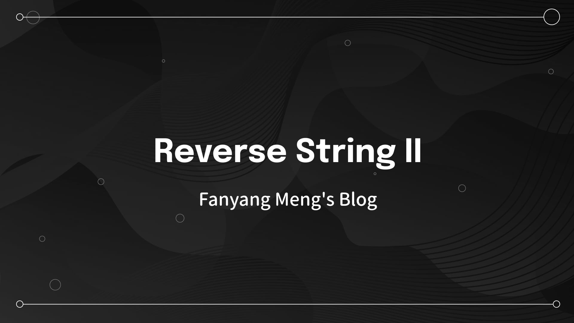 541. Reverse String II